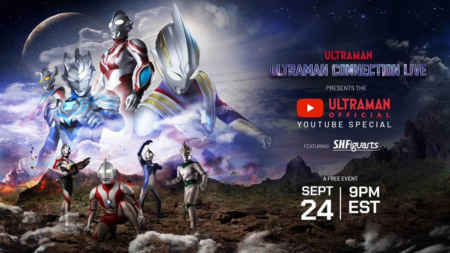 ULTRAMAN CONNECTION LIVE: YOUTUBE SPECIAL TO FEATURE SPECIAL GUESTS, SURPRISE REVEALS!