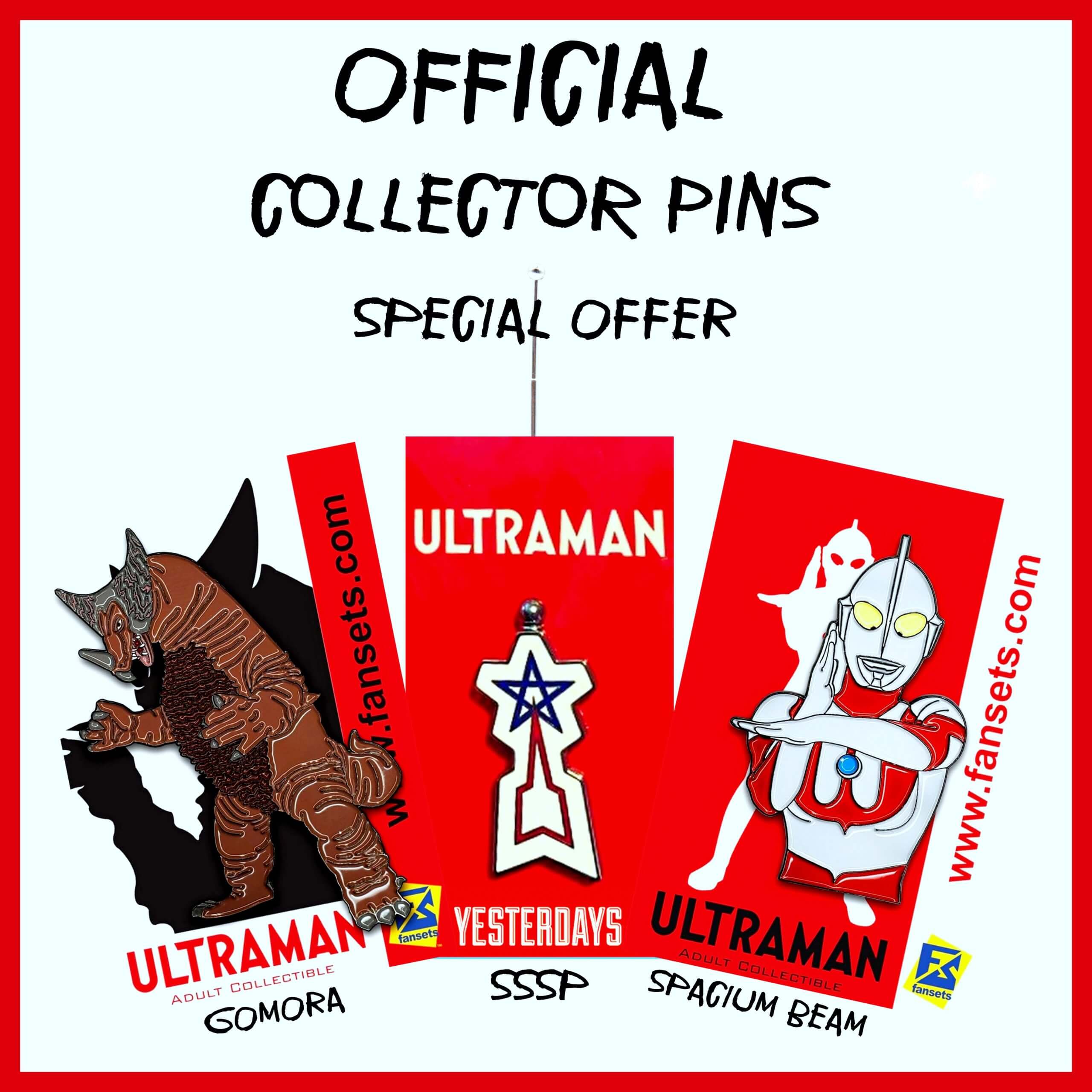 ULTRAMAN DAY COLLECTOR PINS