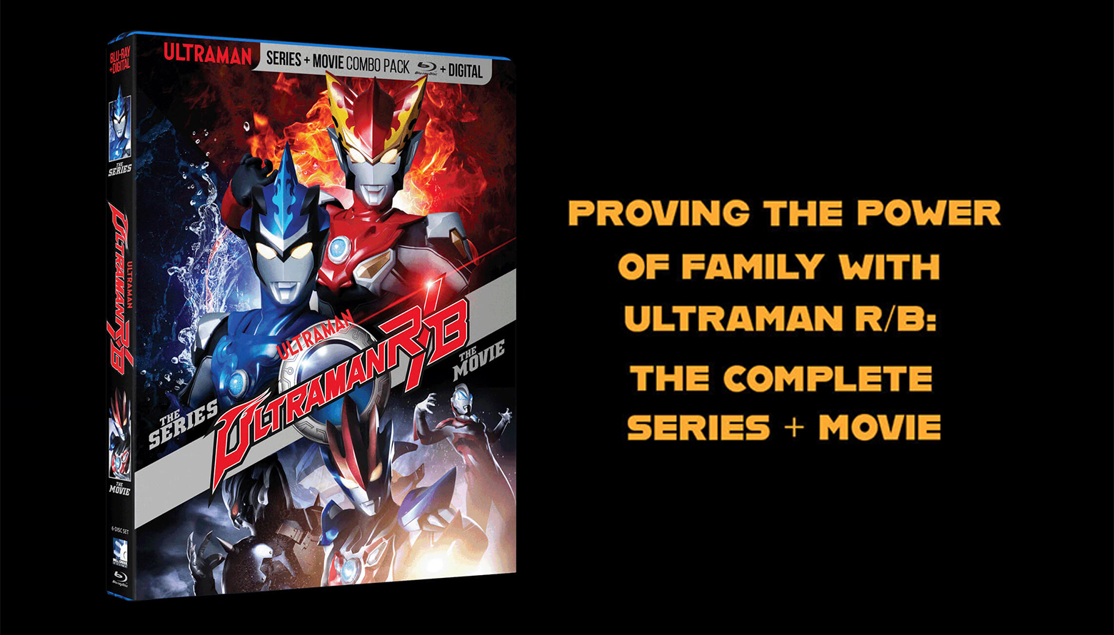 PROVING THE POWER OF FAMILY WITH  ULTRAMAN R/B:THE COMPLETE SERIES+MOVIE